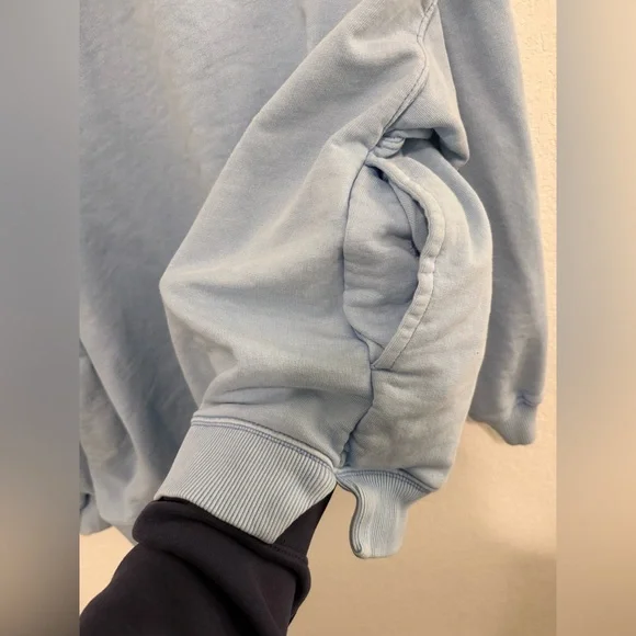 FP Movement by Free People All Star Solid Pullover in Blue size Medium - Picture 4 of 4